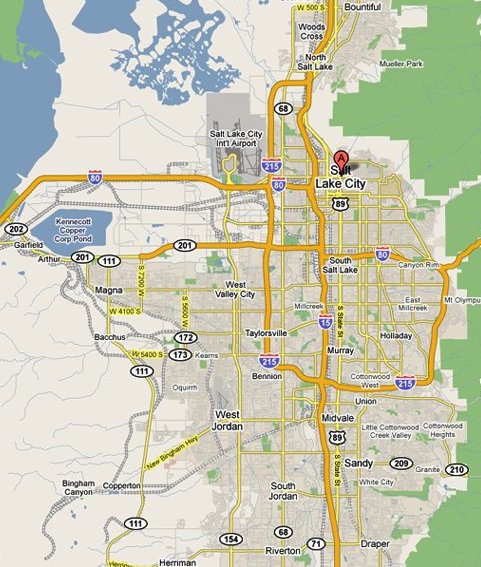 Salt Lake City Maps An Indepth Guide To Salt Lake City Created By The Salt Lake Tourism Center